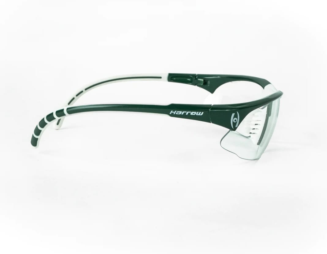 Очки для сквоша Harrow Covet Squash Eye Guard Forest Green/White