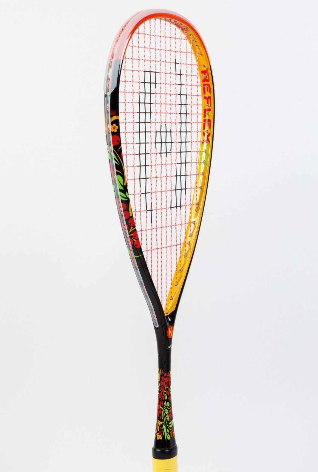 Ракетка для сквоша Harrow Reflex 120 Squash Racquet, Хохлома Black/Red/Orange