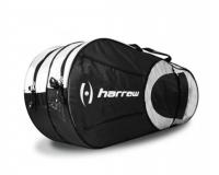 Сумка для сквоша 6 Racquet Bag , with Shoulder Straps, Black/Silver 