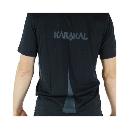 Футболка Karakal Pro Tour черная с графитом KC 54114